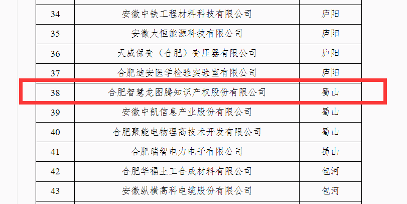 热烈祝贺我公司被评为“2018年度合肥市知识产权示范企业”